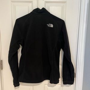 North Face Black Fleece Zip up Sweater Size Small